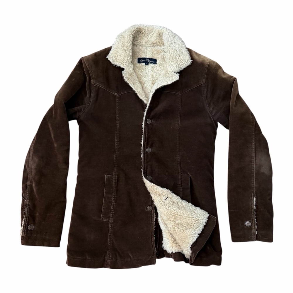 Earl Jean Corduroy Sherpa Jacket